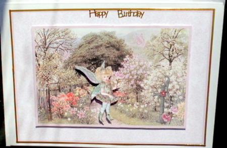 Fairy & Butterflies in the Garden Topper & Decoupage by Mary Murphy