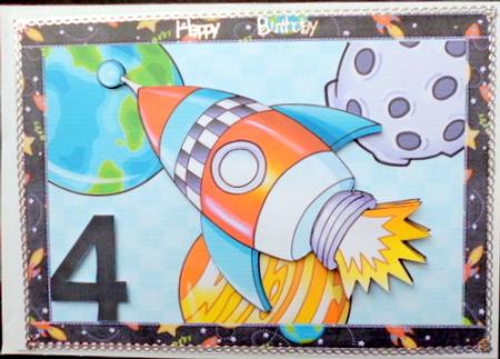 Red Rocket Ship 1-6 by Mary Murphy