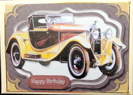 Beautiful Yellow Vintage Card  by Mary Murphy