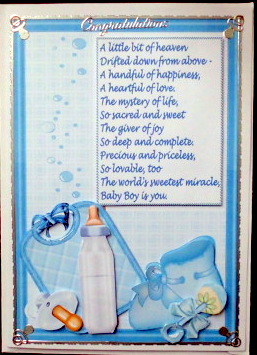Baby Girl Bit's & Bob's with Poem by Mary Murphy
