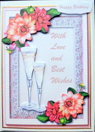 Beautiful Anniversary or Birthday Greetings  by Mary Murphy