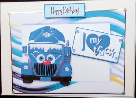Blue Toony Face Truck, I Love My Truck by Mary Murphy