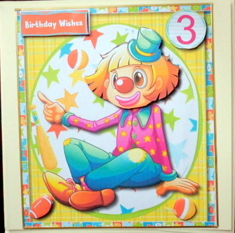 Lovely Sitting Clown  by Mary Murphy