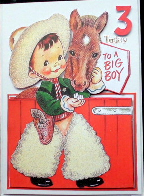 Over the Edge to a Big Boy on His 3rd Birthday by Mary Murphy