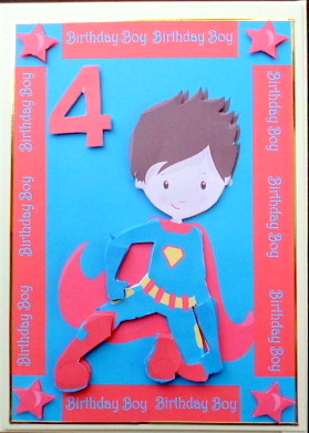 Brunette Super Boy Crouching 1-5 by Mary Murphy