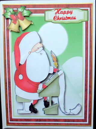Santa's Writing the Christmas List  by Mary Murphy