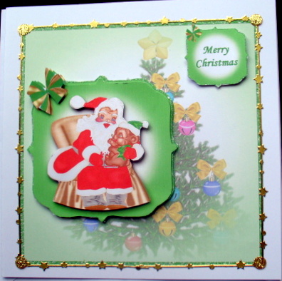 Santa Bear Hugs by Mary Murphy