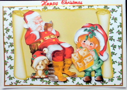 I Have a Present for You Santa! with Little Girl by Mary Murphy