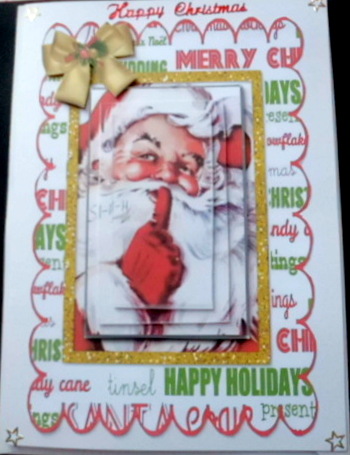 S"hhh! Santa! Hope Everyone is Sleeping Pyramids by Mary Murphy