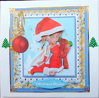 Beautiful Christmas Fairy by Mary Murphy