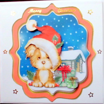 Little Doggie Waiting for Santa  by Mary Murphy