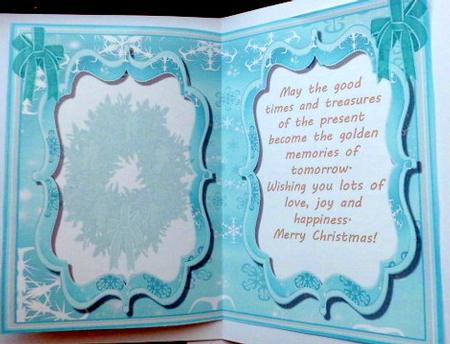 A5 Incert Blue Ice with Verse by Mary Murphy