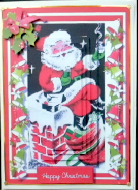 Santa on the Rooftops  by Mary Murphy