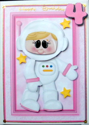 Astronaut Birthday Girl 1-5 by Mary Murphy
