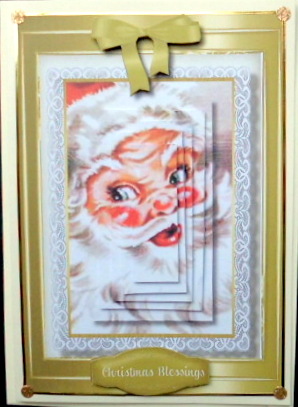 Jolly Santa with a Big Grin  by Mary Murphy