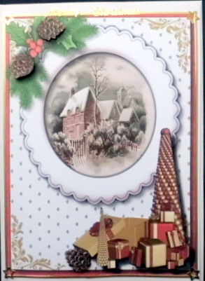 Lovely Winters Christmas Scene  by Mary Murphy