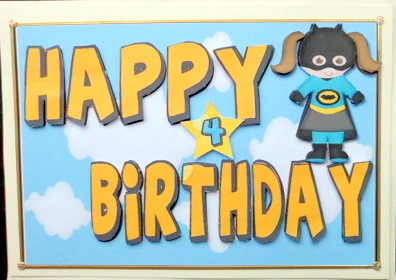 Happy Birthday Bat Girl by Mary Murphy