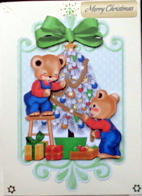 Time to Decorate the Tree, Cute Teddies by Mary Murphy