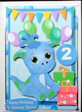 Happy Birthday Little Citie, Blue by Mary Murphy