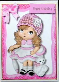 Beautiful Pink Porceloine Doll  by Mary Murphy