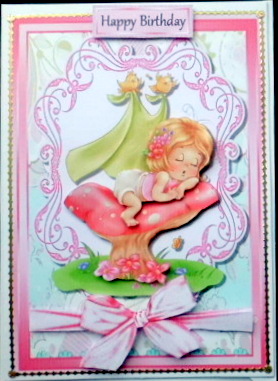 Cute Sleepy Fairy by Mary Murphy
