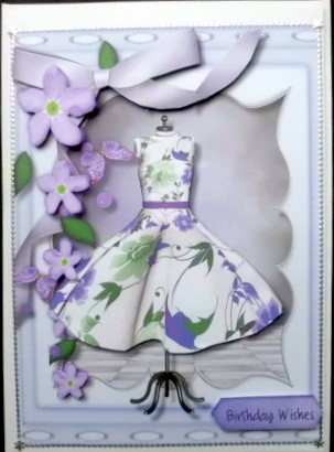 Beautiful Dress and Lilac Blossom by Mary Murphy