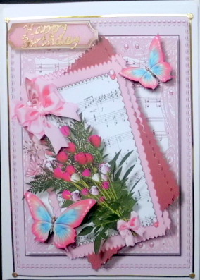 Beautiful Bouquet of Flowers on Sheet Music  by Mary Murphy