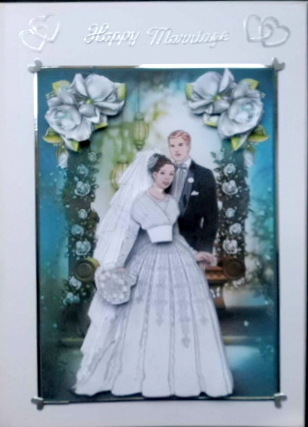 Porcelain Roses Wedding Day by Mary Murphy