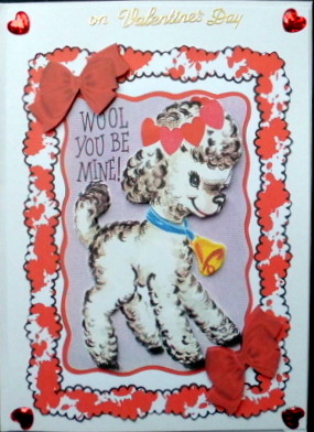 Wool Ewe Be Mine! Cute Little Lamb by Mary Murphy