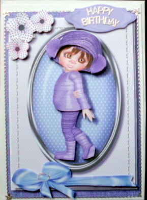 Little Chloie All Dressed in Lilac  by Mary Murphy
