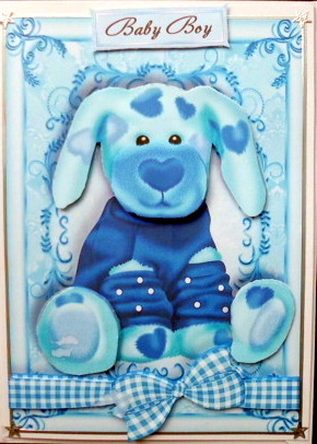 Adorable Blue Teddy Bear Dog by Mary Murphy