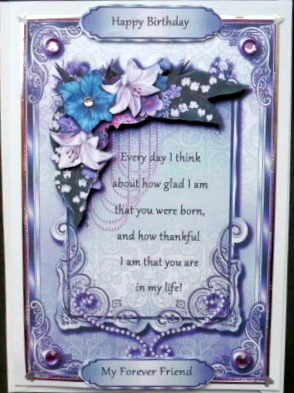 Counting My Blessings Card Topper 2 by Mary Murphy