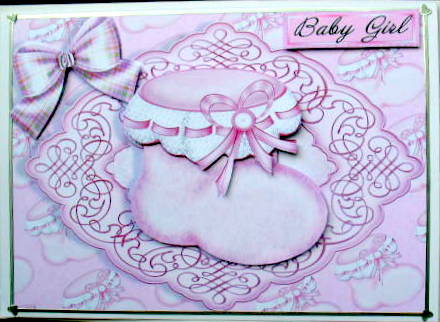 Baby Girl Pink Bootie by Mary Murphy