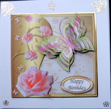 Peaceful Butterfly Square Topper 1 by Mary Murphy