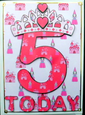 Five Today Princess A5 by Mary Murphy