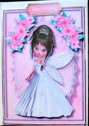Beautiful Luna Fairy in White  by Mary Murphy