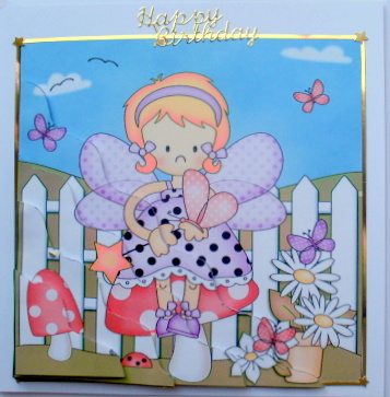Girlz Fairy Fiz Wavy Corner Side Stacker Topper by Mary Murphy