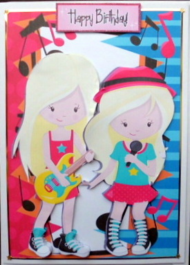 Blond Rock Singers with Guitar by Mary Murphy