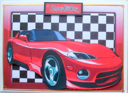 Red Sports Car by Mary Murphy
