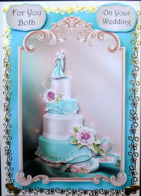 Wedding at Tiffany's - Stunning Cake A5 by Mary Murphy