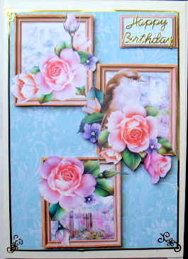 Spring Roses Frame Trio by Mary Murphy