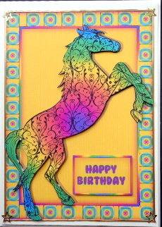 Rainbow Horse by Mary Murphy