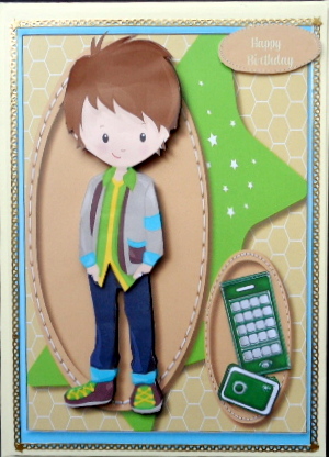 Fashion Boy and His Gadgets 1 by Mary Murphy