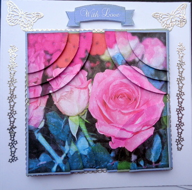 Beautiful Rose Watercolour Corner Stacker by Mary Murphy