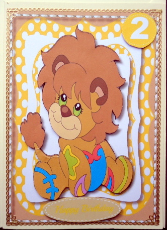 Cute Lions Birthday Wishes  by Mary Murphy