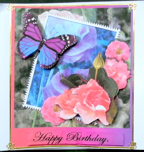 Greeting with Butterflies by Mary Murphy