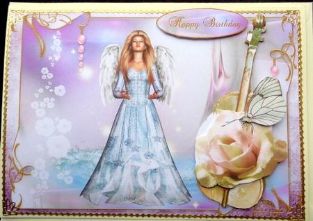 Angelic Music Topper and Decoupage by Mary Murphy