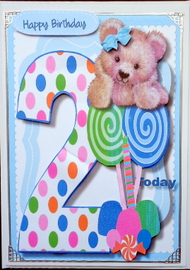 Fuzzy Bears 2nd Birthday Wish Boy  by Mary Murphy