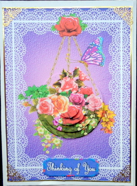 Get Well Rose Basket by Mary Murphy