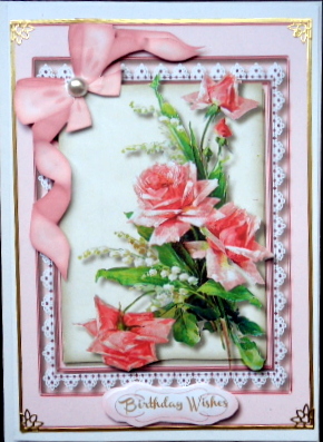 Beautiful Kliene Roses and Lily of the Valley  by Mary Murphy
